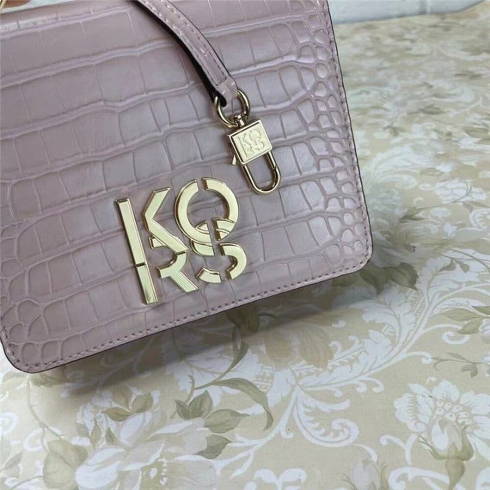 MICHAEL KORS 35T1GKSF5E KORS SMALL CROSSBODY BAG POWDER BLUSH LEATHER - Picture 8 of 8